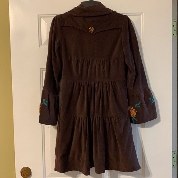 Judith March Size Small 3-tiered ruffle jacket w/bell sleeves & appliqué detail - Picture 2 of 13